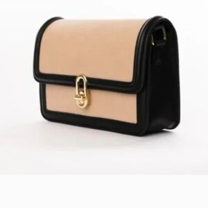 Elegant Tan and Black Women's Bag